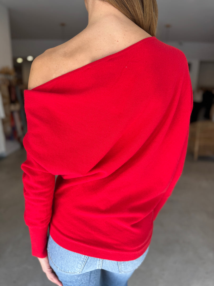 AROMA SWEATER - RED