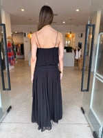 Load image into Gallery viewer, CAMILLE BLOUSON DRESS BLACK
