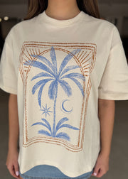 SIRENA OVERSIZE TEE - CREAM