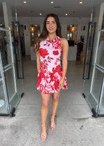 Load image into Gallery viewer, ALEYNA MINI DRESS GERANIUM
