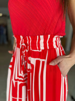 Load image into Gallery viewer, SUNSHINE WIDE PANT - FIRE &amp; BLUSH
