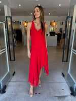 Load image into Gallery viewer, RHONE WRAP ASYM DRESS
