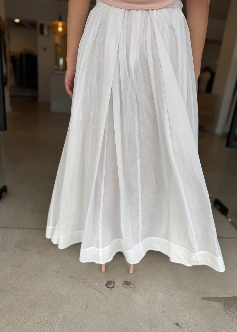 LYNNA MAXI SKIRT - WHITE