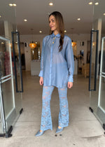 Load image into Gallery viewer, DOLCE LACE PANT - BLUE
