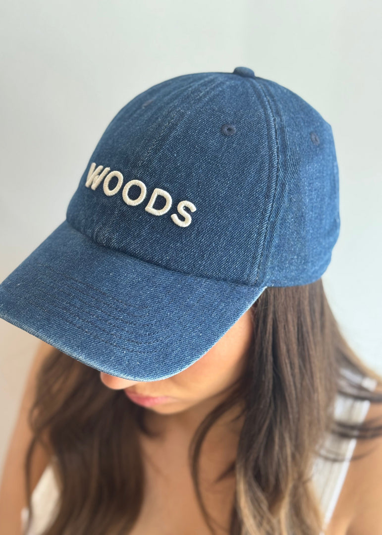 WOODS DENIM CAP