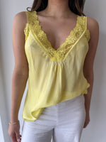 Load image into Gallery viewer, LACE CAMI * GIALLO SOL
