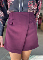 Load image into Gallery viewer, ON MY WAY MINI SKIRT - CHERRY
