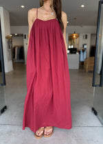 Load image into Gallery viewer, VIVIAN MAXI DRESS - CHERRY

