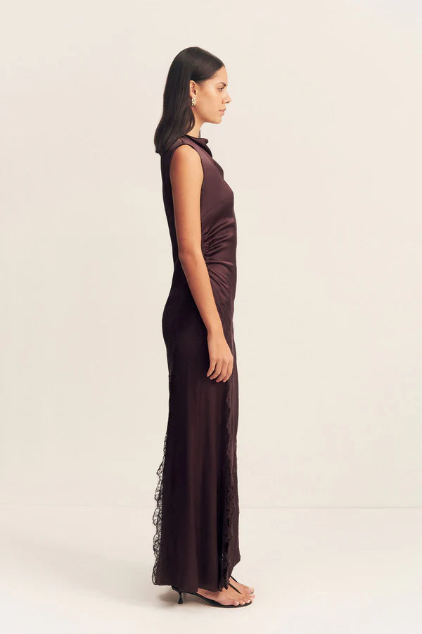 ALLEGRA LACE PANEL DRESS