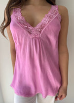 Load image into Gallery viewer, LACE CAMI * ROSA BABY
