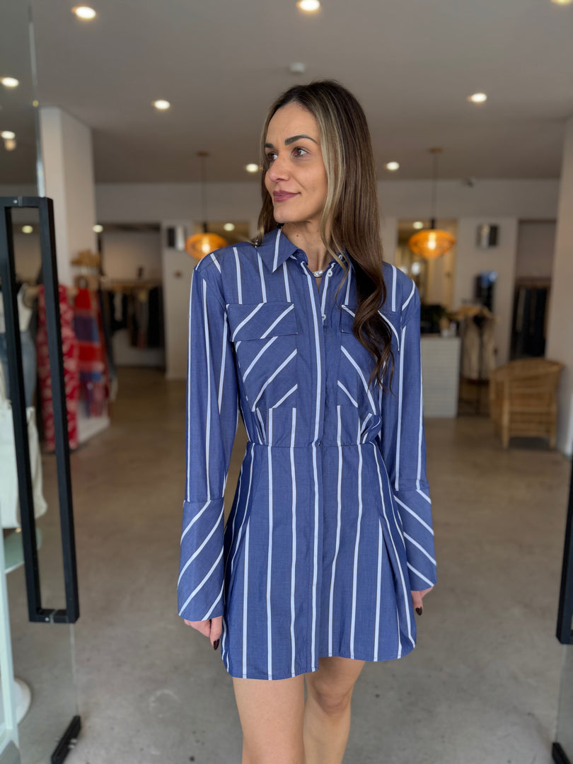 CAMBRIDGE SHIRT MINI DRESS