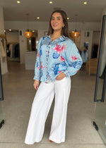 Load image into Gallery viewer, PRINTED COLLAR SHIRT - PARADISE
