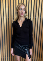 Load image into Gallery viewer, MIMI LS TOP - BLACK

