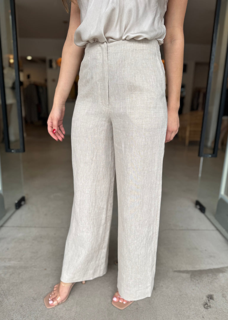 PORTSEA PANT NATURAL