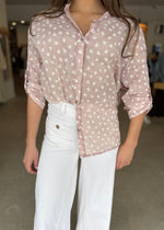 Load image into Gallery viewer, HEART COTTON SHIRT - ROSA
