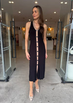 Load image into Gallery viewer, ROUGE DRESS - BLACK
