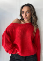 Load image into Gallery viewer, STUDIO SWEATER TOMATO
