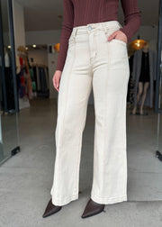 PAULINA WIDE JEAN - ECRU