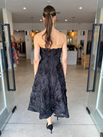 Load image into Gallery viewer, ASHER MIDI DRESS - BLACK
