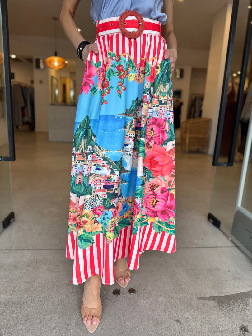 POSITANO MAXI SKIRT