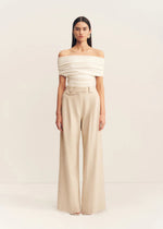 Load image into Gallery viewer, NEWMAN TAILORED PANT PARCHMENT
