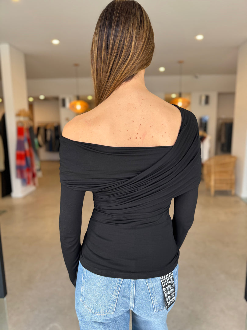 DELGADO TOP - BLACK