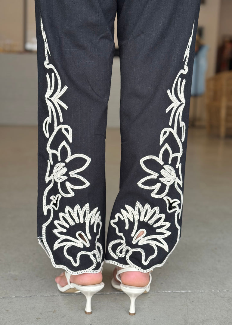 HELM EMBROIDERED PANT