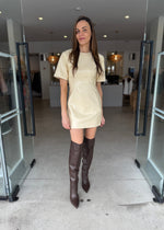 Load image into Gallery viewer, AILIE MINI DRESS - BUTTER
