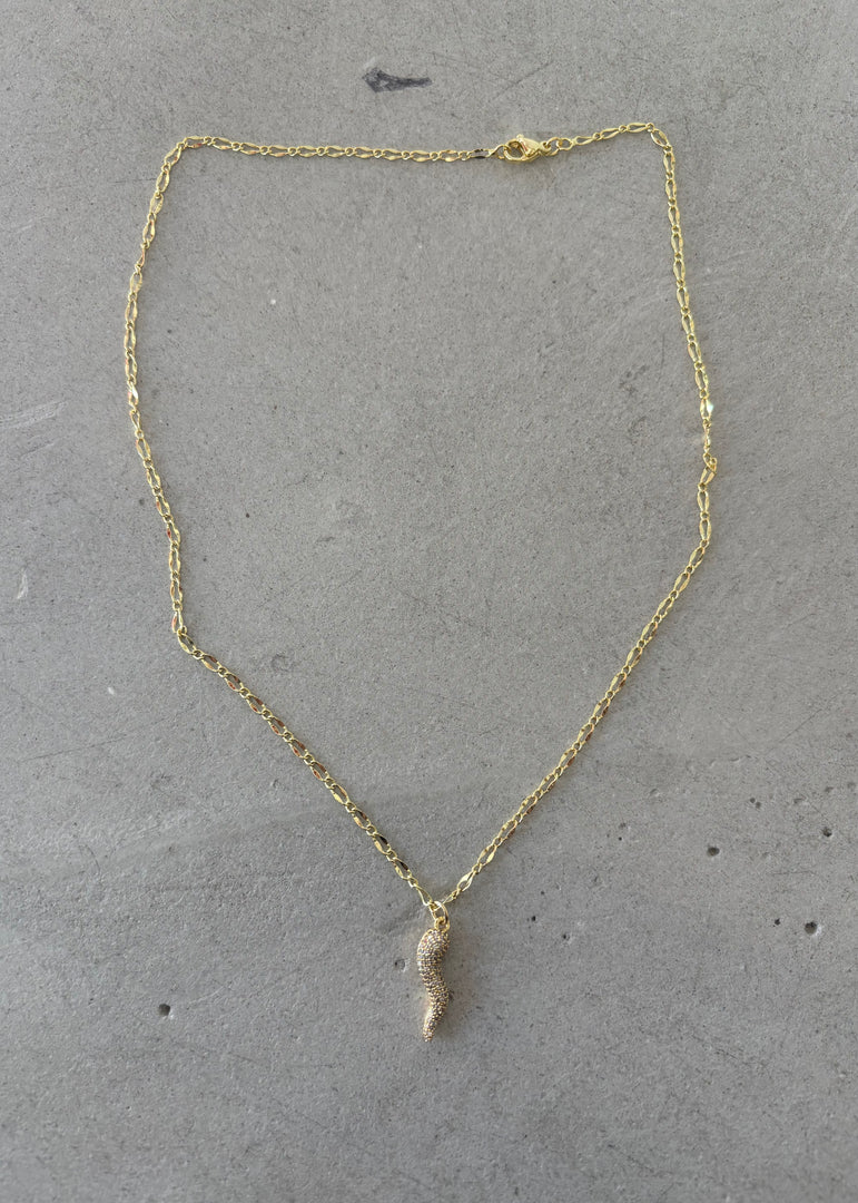 DIAMONTE CORNO NECKLACE - LINK