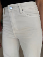 Load image into Gallery viewer, CALI STRETCH WIDE LEG JEAN - DUNE
