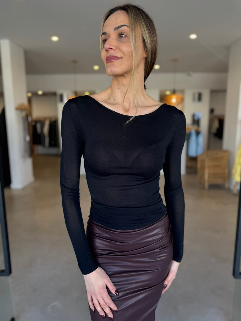 MANI TOP - BLACK