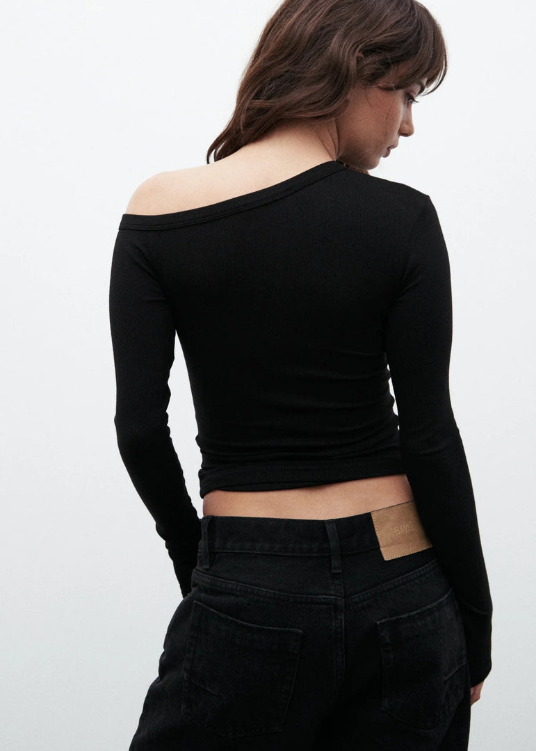 ZINNIA TOP - BLACK