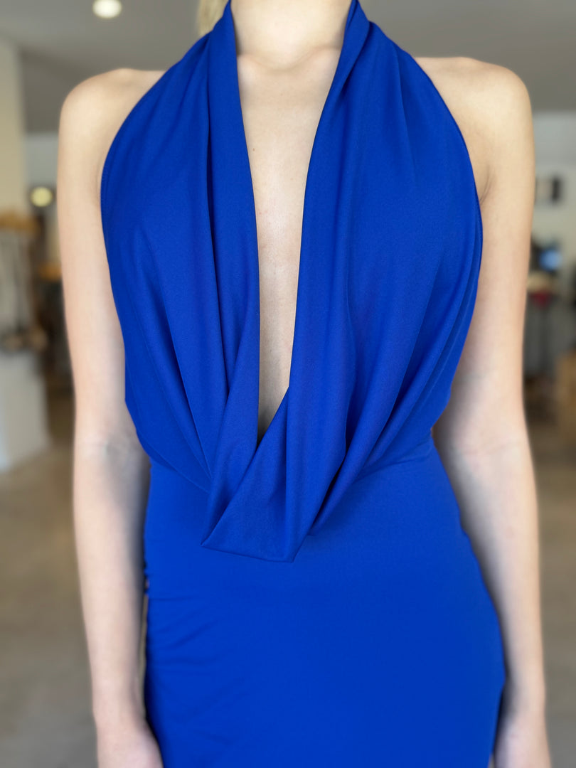 NESSIE MAXI DRESS ULTRAMARINE