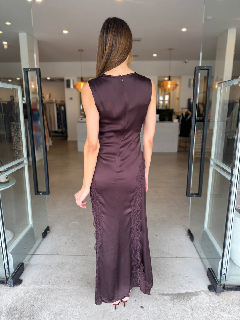 ALLEGRA LACE PANEL DRESS