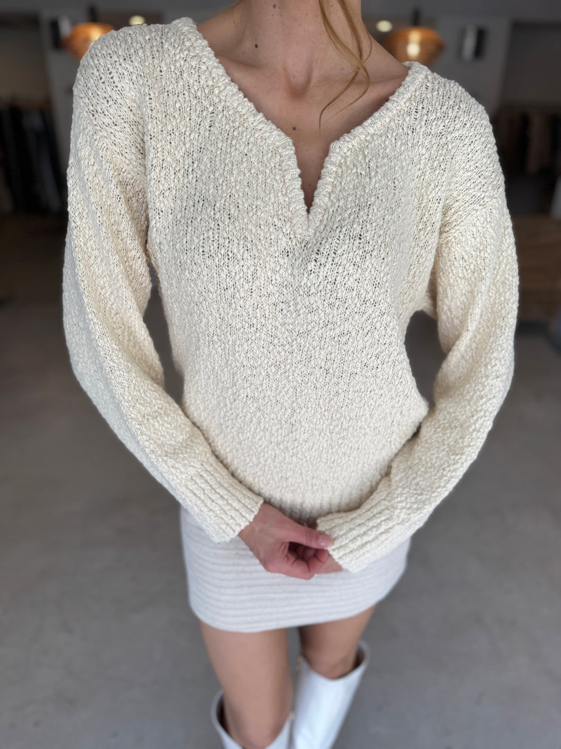 ALLURE SWEATER - CREAM