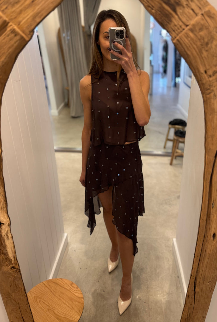 ARIELLE ASYMM SKIRT