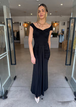 Load image into Gallery viewer, PRESUMPTUOUS OS DRESS - BLACK
