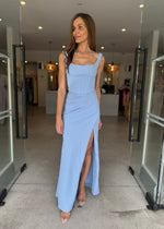 Load image into Gallery viewer, ELENA DRESS - BLUE
