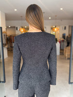Load image into Gallery viewer, LEVIN TWEED BLAZER BLK/WHT
