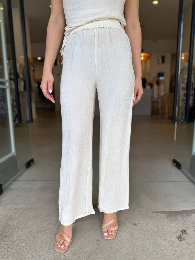 VIEW PANT - CREAM