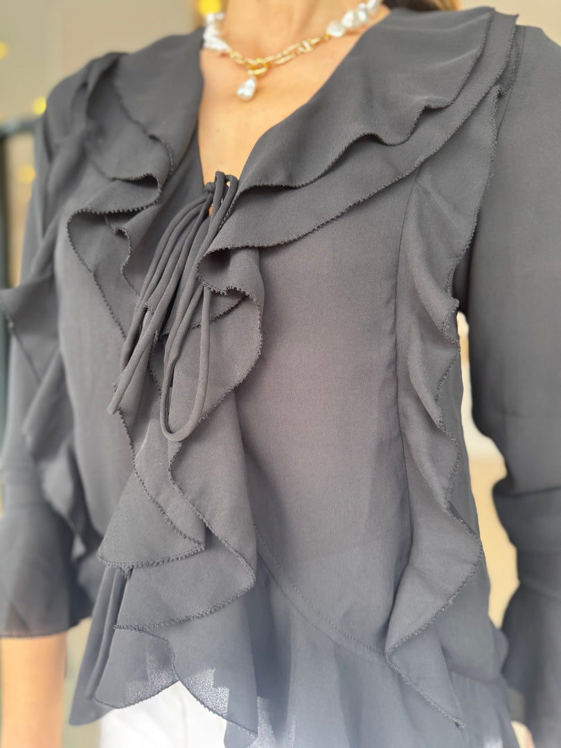 HARPER TOP - BLACK