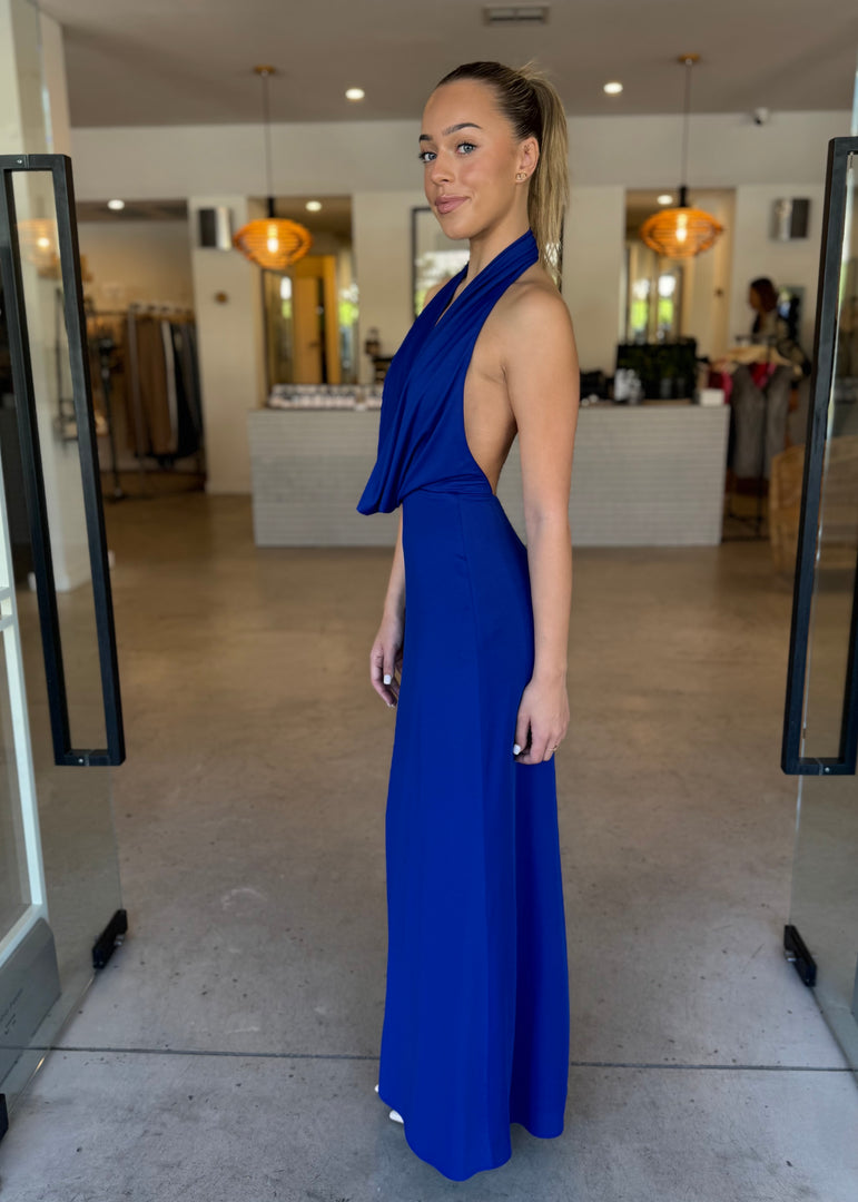 NESSIE MAXI DRESS ULTRAMARINE