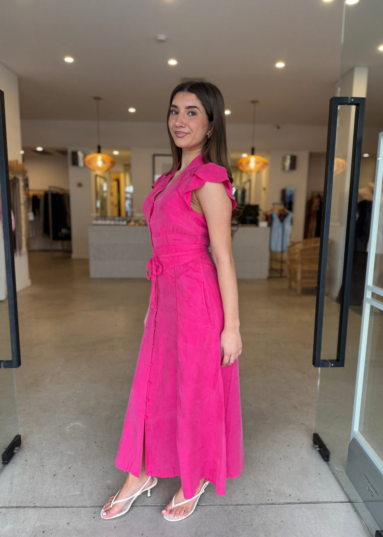 ATHENA CUPRO DRESS