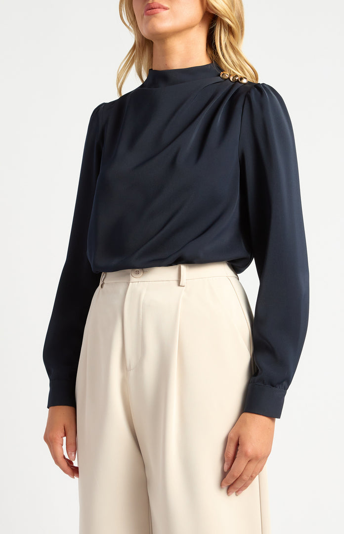 REDEEMABLE BLOUSE - NAVY