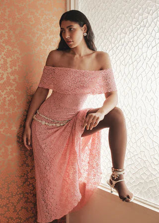 ALBA MAXI DRESS PEONY