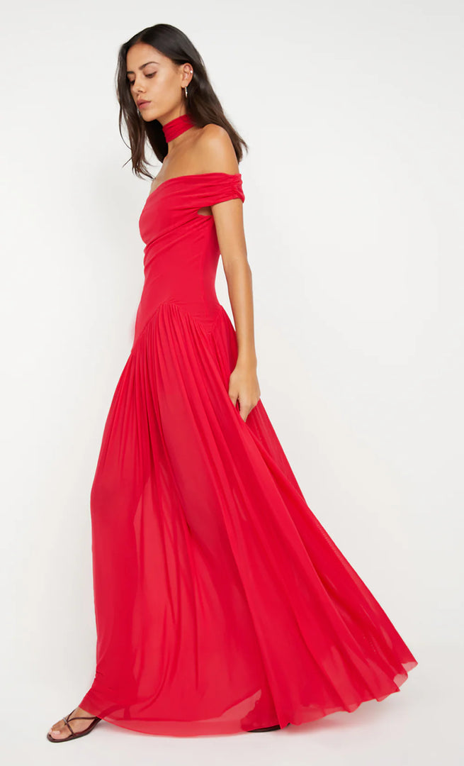 DEIJA OS MAXI DRESS - STRAWBERRY