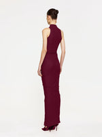 Load image into Gallery viewer, PILLAR SKIRT - WINE
