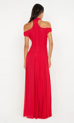 Load image into Gallery viewer, DEIJA OS MAXI DRESS - STRAWBERRY
