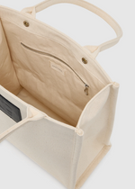 Load image into Gallery viewer, CANVAS TOTE - NATURAL
