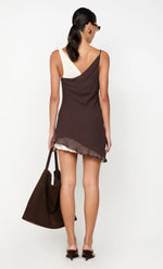 Load image into Gallery viewer, JEHNAYA ASYM MINI DRESS
